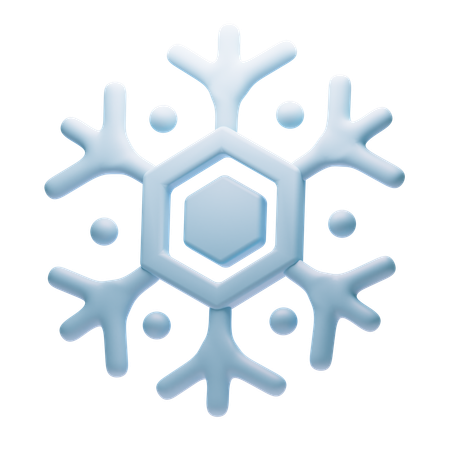 SNOWFLAKE  3D Icon