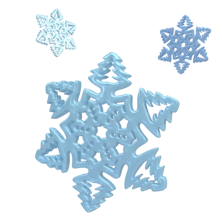 Snowflake  3D Icon