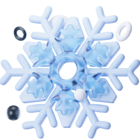 Snowflake  3D Icon