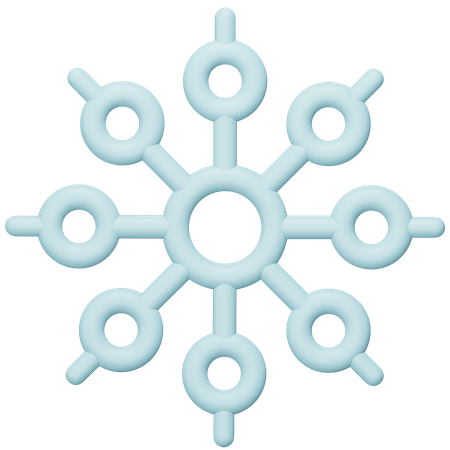Snowflake  3D Icon