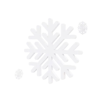 Snowflake  3D Illustration