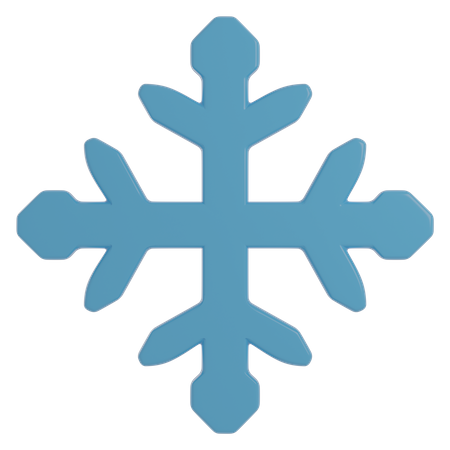 Snowflake  3D Illustration