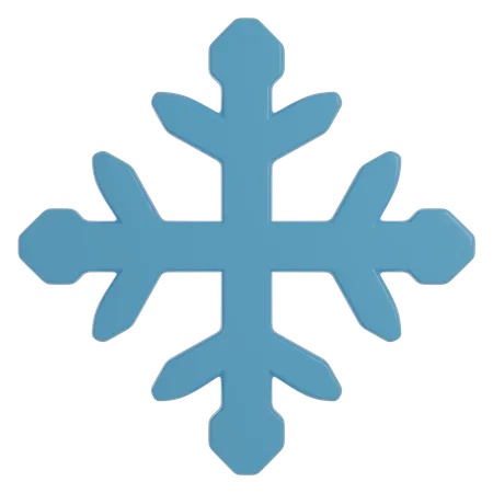 Snowflake  3D Illustration