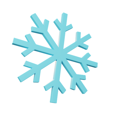 Snowflake  3D Illustration