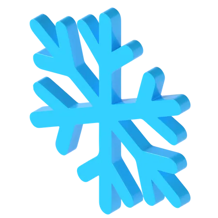 Snowflake  3D Illustration