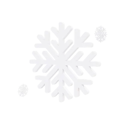 Snowflake 3D Illustration