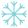 3d ice flake logo