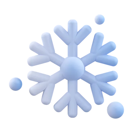 SNOWFLAKE 3 D Render Icon Illustration 3D Icon
