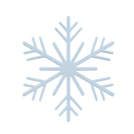 Snowflake Snowing 3 D Icon Illustration 3D Icon