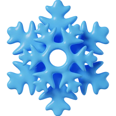 Snowflake 3 D Icon 3D Icon