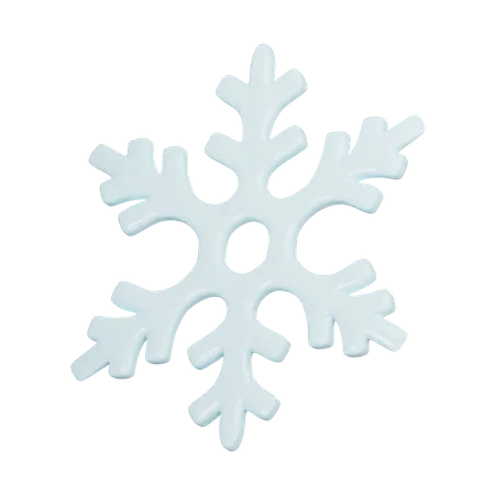 Snowflake 3 D Icon 3D Icon