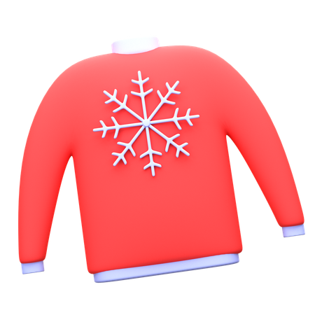 Snowflake Sweater  3D Icon