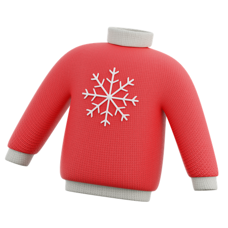 Snowflake Sweater  3D Icon