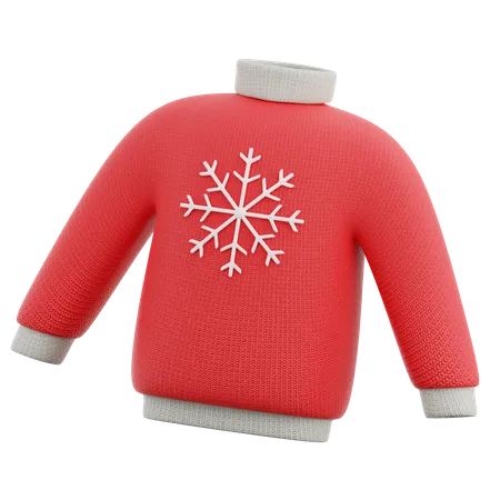 Snowflake Sweater  3D Icon