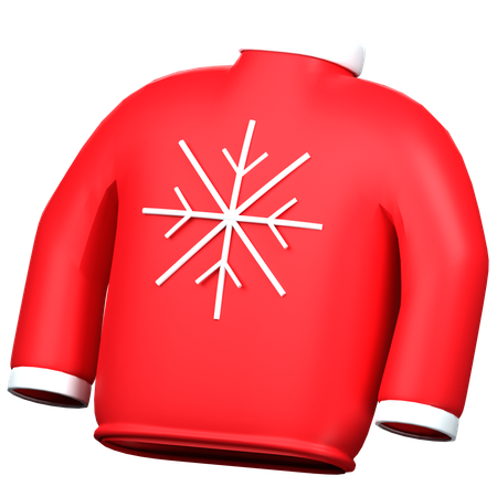 Snowflake Sweater  3D Icon