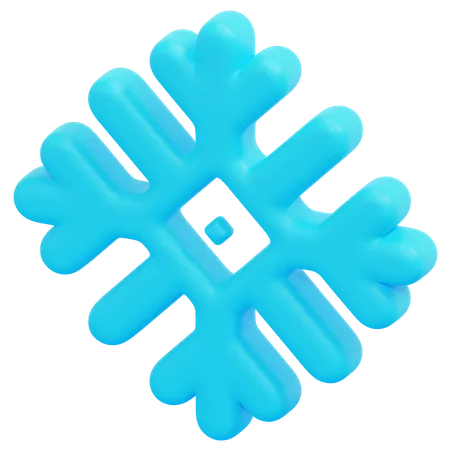 Snowflake Weather  3D Icon