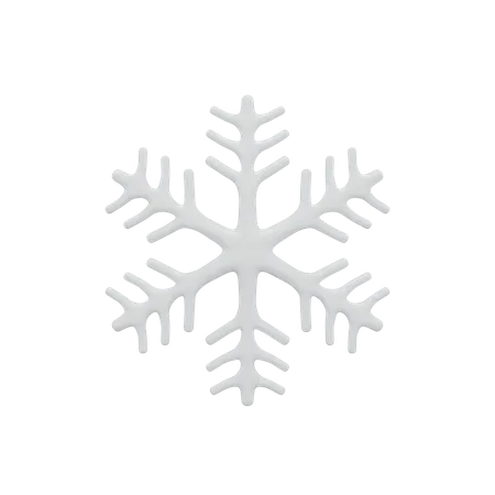 Snowflake Weather  3D Icon