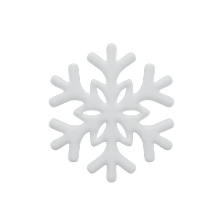 Snowflake Weather  3D Icon