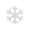 snowflake weather 3d illustration
