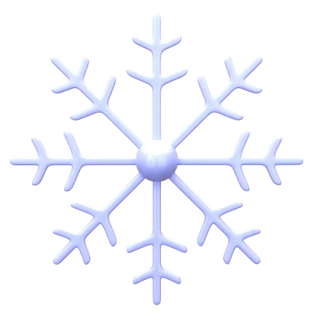 Snowflakes 3 D Illustration Christmas 3 D Icon Pack 3D Icon