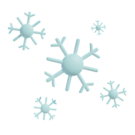 Snowflakes  3D Illustration