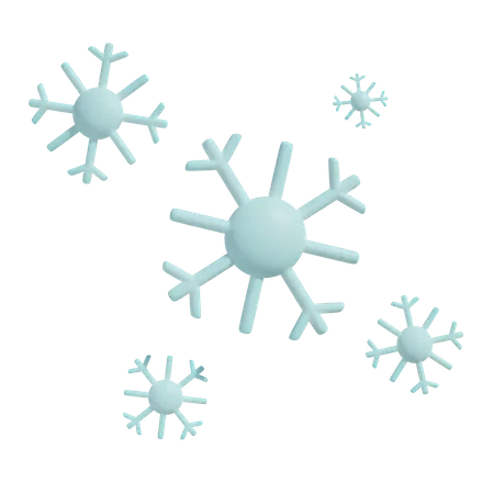 Snowflakes  3D Illustration