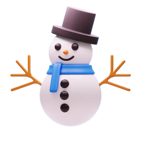 SNOWMAN  3D Icon