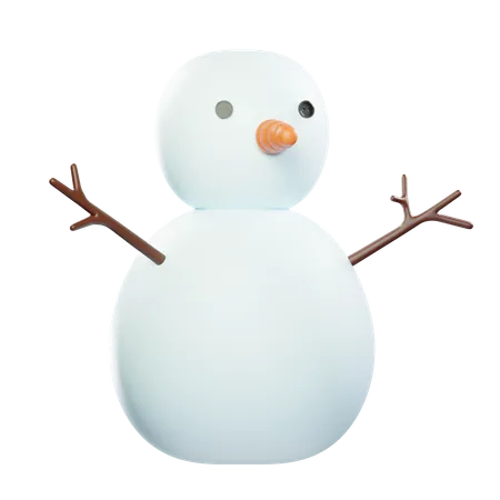 SNOWMAN  3D Icon