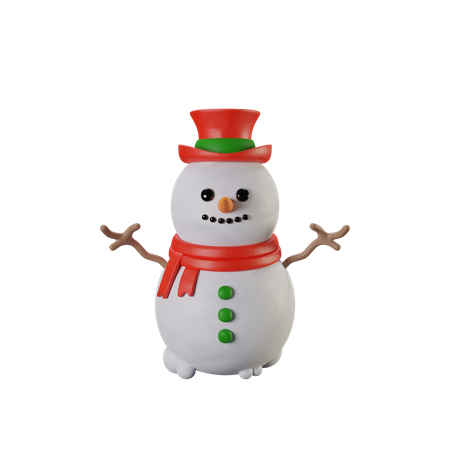 Snowman  3D Icon