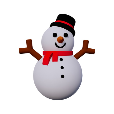 Snowman  3D Icon