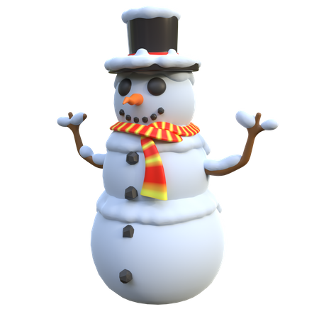 Snowman  3D Icon