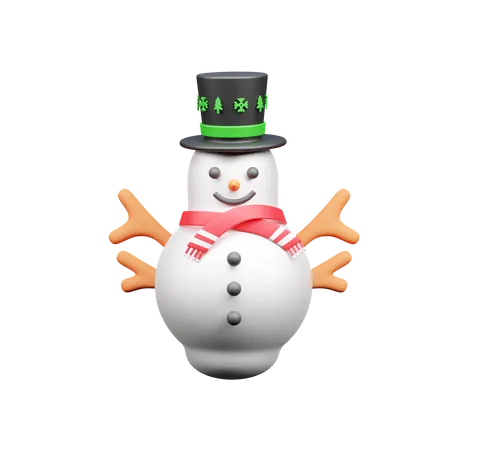 Snowman  3D Icon