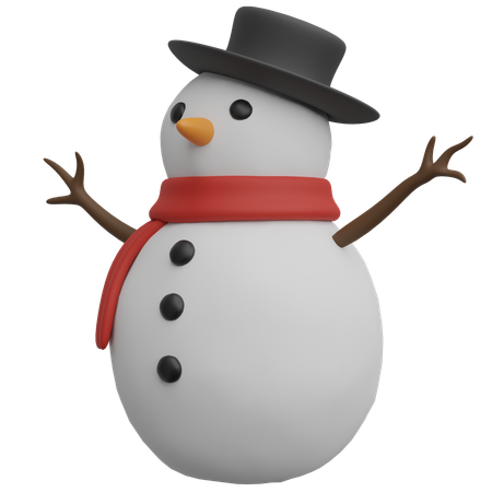 Snowman  3D Icon