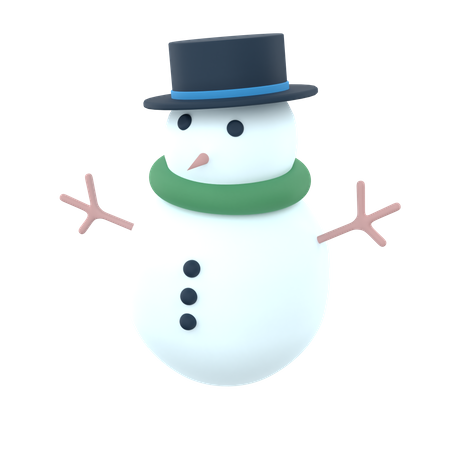 Snowman  3D Icon