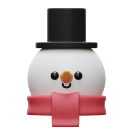 Snowman  3D Illustration