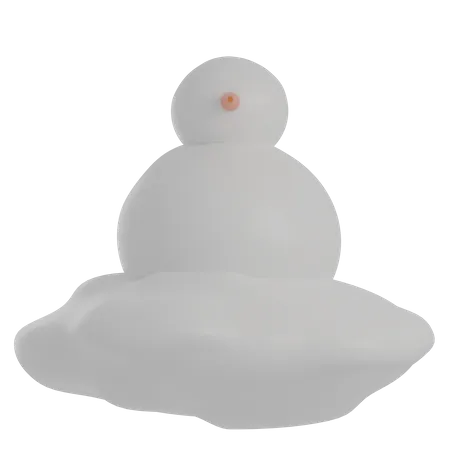 Snowman  3D Illustration