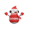 christmas freebies 3d logo