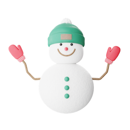 Snowman 3D Icon