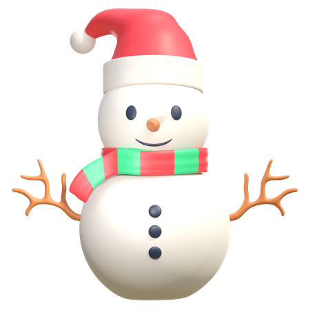 Snowman 3D Icon