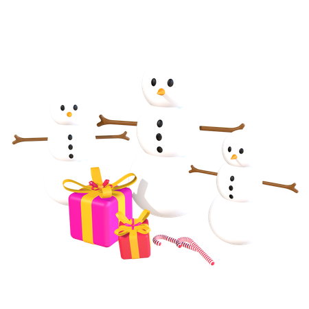 Snowmen  3D Icon