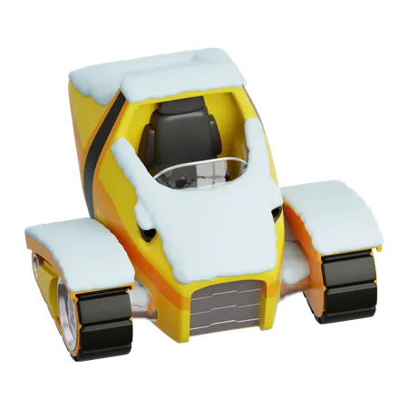 Snowmobile  3D Icon