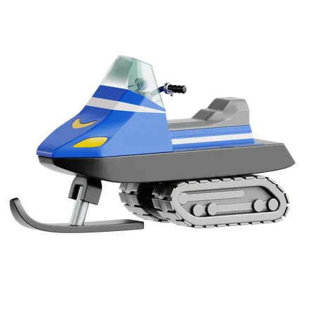 Snowmobile  3D Icon