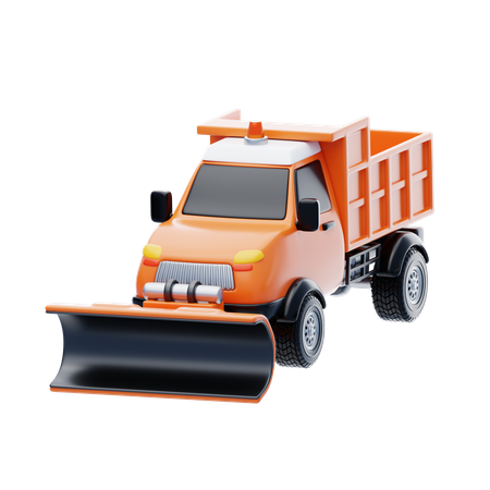 Snowplow  3D Icon