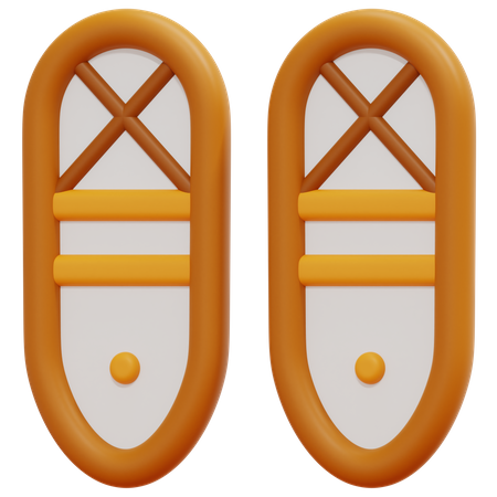 Snowshoes  3D Icon