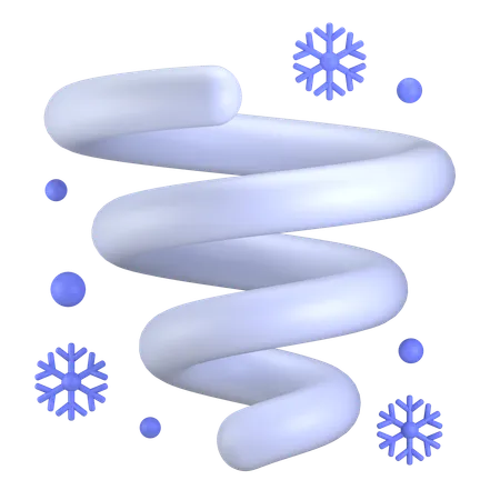 Snowstorm  3D Icon