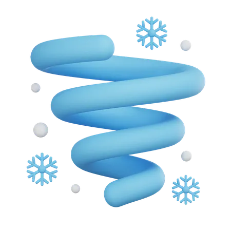Snowstorm  3D Icon