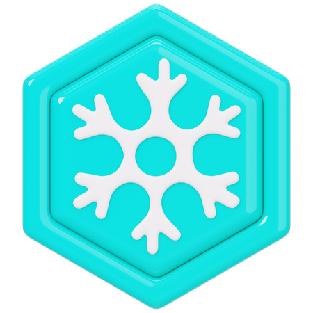 Selo de troca de neve (SNOW)  3D Icon
