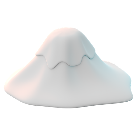 Snowy Mountain  3D Icon