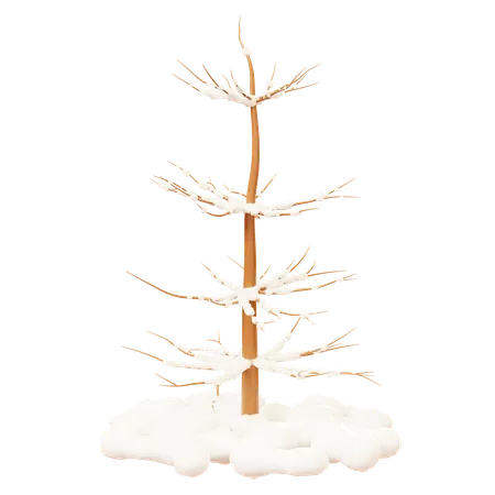 Snowy Tree  3D Icon