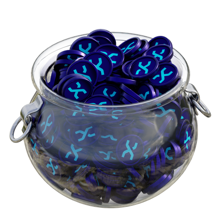 Snx Clear Glass Pot  3D Icon